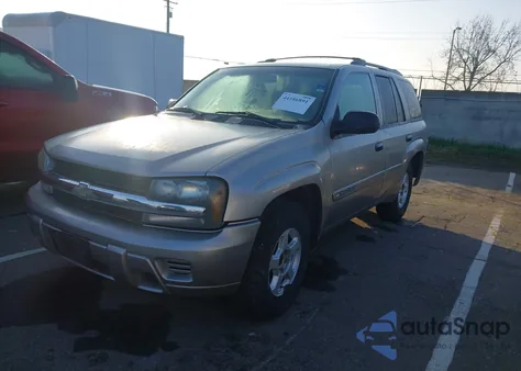 2002 Chevrolet Trailblazer Ls z USA, uszkodzony, nr VIN 1GNDS13S622388459